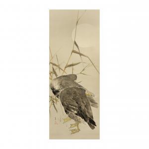 WATANABE Seitei 1851-1918,two large grey geese below reed,Rosebery's GB 2023-11-08