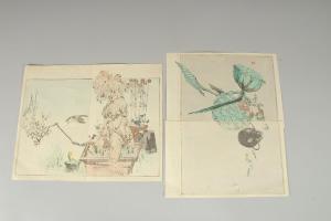 WATANABE Seiti Shotei 1851-1918,FROM SEITEI'S ALBUM OF KACHOGA,1890,John Nicholson GB 2024-01-30