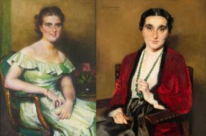WATELET Charles Joseph 1867-1954,Portraits féminins,Horta BE 2024-04-22