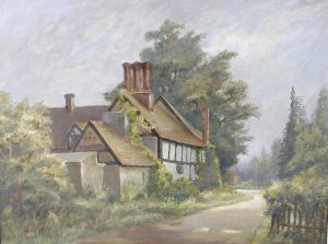 WATERFIELD George R 1886-1926,Rural landscape,Fellows & Sons GB 2016-08-08