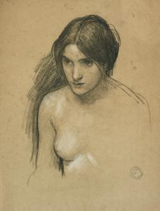 WATERHOUSE John William 1849-1917,STUDY FOR A NYMPH IN HYLAS AND THE NYMPHS,Sotheby's GB 2016-07-14