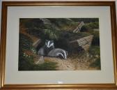 WATERHOUSE Ralph 1943,The Badger Sett,Bamfords Auctioneers and Valuers GB 2019-02-20