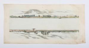 WATERLOO CLARK John Heaviside 1771-1863,Panorama of the Thames from Richmond t,1824,Tooveys Auction 2023-07-12
