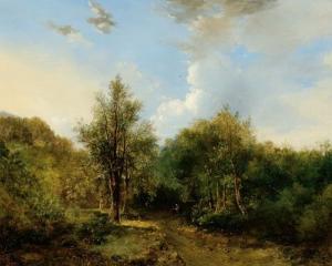 WATERLOO Joannes Petrus 1790-1870,A view of a forest,1833,Glerum NL 2007-04-23