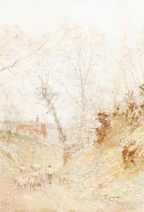 WATERLOW Ernest Albert 1850-1919,'Road to St Martha's Chapel, Guildford',Bonhams GB 2010-06-15
