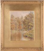 WATERLOW Ernest Albert 1850-1919,Walking in a river landscape,1892,Dawson's Auctioneers 2021-06-24