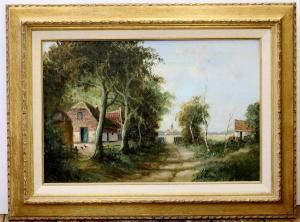 WATERMAN Cornelis 1893-1979,Boerderij aan de dorpsrand,Venduehuis NL 2016-07-13