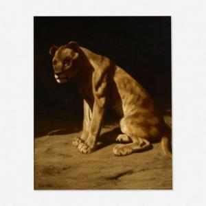 WATERMAN Marcus A 1834-1914,On Guard: The Lioness,Rago Arts and Auction Center US 2020-09-23