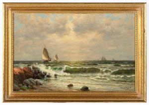 WATERS George W 1832-1912,Seascape,1905,Cottone US 2023-09-29