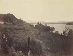 WATKINS Carleton E. 1829-1916,Mt. Hood from near Vancouver,1867,Christie's GB 2014-04-03