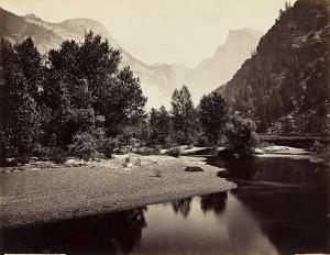 WATKINS Carleton E. 1829-1916,The Domes from Yosemite Valley,1865,Swann Galleries US 2024-02-15