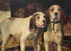 watkins espar lair 1892-1942,The Winchester Dogs,1911,Clars Auction Gallery US 2009-07-12