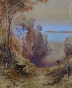 WATKINS Kenneth 1847-1933,Hauraki Gulf Scene,1878,International Art Centre NZ 2013-02-27