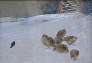 WATKINS PITCHFORD Denys James 1905-1990,Grouse in snowy landscape,Gilding's GB 2021-03-30
