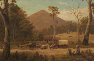 WATKINS William Clayton N. 1835-1904,Dandenong, View of Mount Juliet From the Roa,1877,Leonard Joel 2023-10-24