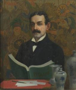 WATROUS Harry Wilson 1857-1940,Portrait of William Gillman Nicholas,Clars Auction Gallery 2020-02-23