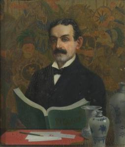 WATROUS Harry Wilson 1857-1940,Portrait of William Gillman Nicholas,Clars Auction Gallery 2020-01-19