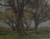 WATSON Harry 1871-1936,Trees in a spring landscape,Holloway's GB 2008-06-24
