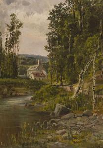 WATSON Homer Ransford 1855-1936,Mill and Stream,Heffel CA 2023-01-26