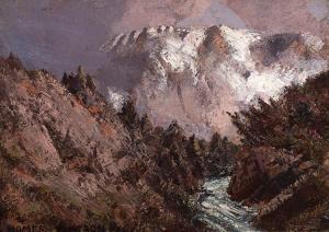 WATSON Homer Ransford 1855-1936,Mountain Landscape,Heffel CA 2024-01-25