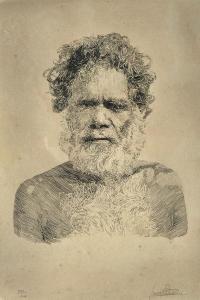 WATSON James Douglas 1913-1972,Aboriginal Figure,Leonard Joel AU 2011-12-08
