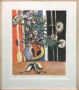 Watson John 1923-1992,Interior with Flowers,Lots Road Auctions GB 2021-01-17