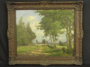 WATSON JOHN 1900-1900,Landscape with Byeway,Peter Francis GB 2014-09-23