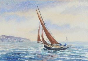 WATSON John 1873-1936,SAILING, CORNWALL,Ross's Auctioneers and values IE 2016-08-10