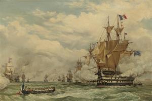 WATSON Pam 1900-1900,The Anglo-French Allied fleet meeting in the Baro ,Christie's GB 2008-05-21