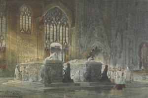 WATSON Paul Fletcher 1842-1907,The interior of Toledo Cathedral,Sworders GB 2022-09-27