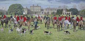 WATSON Peter 1946,The Middleton Hunt Meet at Birdsall House with L,1994,David Duggleby Limited 2017-03-17