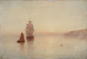 WATSON Robert F 1815-1885,Seascapes,1855,Balclis ES 2014-05-27