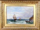 WATSON Robert F 1815-1885,SHIPPING OFF A COAST,1875,Anderson & Garland GB 2009-09-08