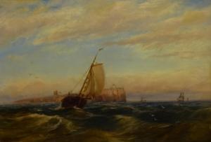 WATSON Robert F 1815-1885,Shipping off the Farne Islands and the Northu,1855,David Duggleby Limited 2018-09-14
