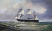 WATSON T. 1855,a marine scene with steamship,Batemans Auctioneers & Valuers GB 2022-12-17