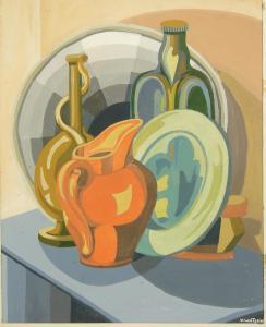 WATSON Vera,Art Deco still life,Burstow and Hewett GB 2014-09-24