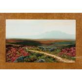 WATSON W.J,Scottish Landscape of theHighlands with Heather,San Rafael Auction US 2008-10-18
