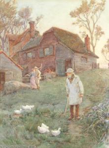 WATSON William Peter 1883-1932,The farm in spring,Bonhams GB 2023-12-04