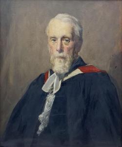 WATT Georges Fiddes,Portrait of Reverend Archibald Henderson,1912,David Duggleby Limited 2022-11-25