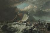 WATT John C 1800,Stormy Harbour scene,Henry Adams GB 2015-11-05