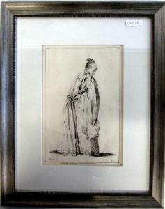 WATTEAU Jean Antoine 1684-1721,Depicting a lady,Freeman US 2013-02-13