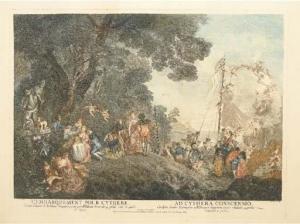 WATTEAU Jean Antoine 1684-1721,L'embarquement pour Cythère par Tardieu,Christie's GB 2006-05-31