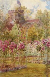 WATTS Harold D 1800-1800,The Rectory Garden,Christie's GB 2007-02-28