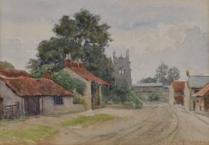 WATTS James Thomas 1853-1930,Village scene,Peter Wilson GB 2017-11-22