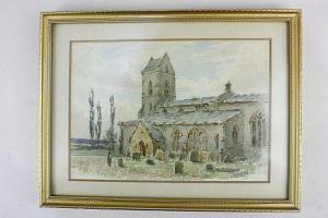 WATTS Louisa Margaret 1880-1914,Rothersthorpe Church,1910,Henry Adams GB 2017-11-09
