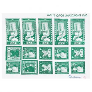 WATTS Robert,Safepost / K.u.K. Feldpost / Jockpost postage stam,1984,Morton Subastas 2016-09-28