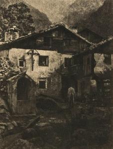 WATZEK HANS 1843-1908,A Village Corner,1906,Dreweatts GB 2014-02-28