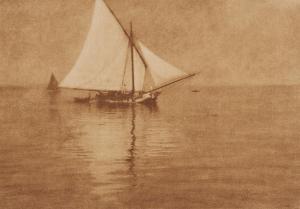 WATZEK HANS 1843-1908,The White Sail,1906,Lempertz DE 2022-06-01