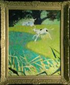 WAUGH Coulton 1896-1973,COWS IN A FIELD,William Doyle US 2005-07-13