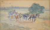 WAUGH Hal 1860-1941,The Horse Trader,Theodore Bruce AU 2023-02-23